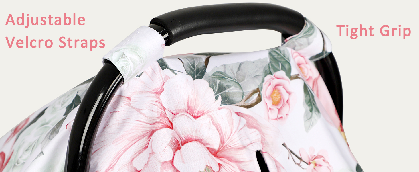 baby car seat cover floral