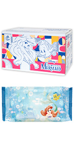 Amazon ディズニー 純水99 ふんわり おしりふき アリエル 80枚 個 1600枚 日本製 純水ベビーケア ドラッグストア