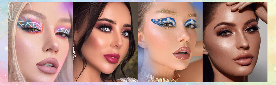 natural fluffy false eyelashes