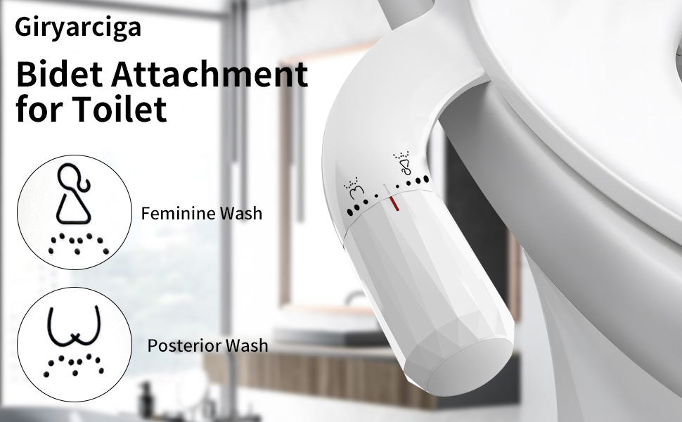 Bidet Attachment for Toilet,NonElectric Bidet with Adjustable Fresh Water Jet Spray, Easyto