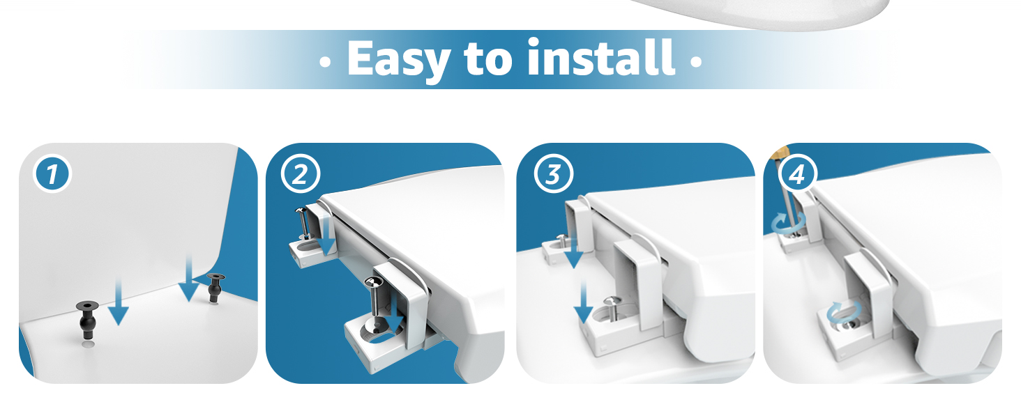 Elongated Toilet Seat with Toddler Seat Built In with Soft
