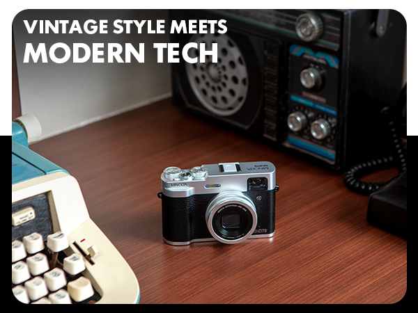 Amazon.com : Minolta Retro Digital Camera – 48MP Autofocus