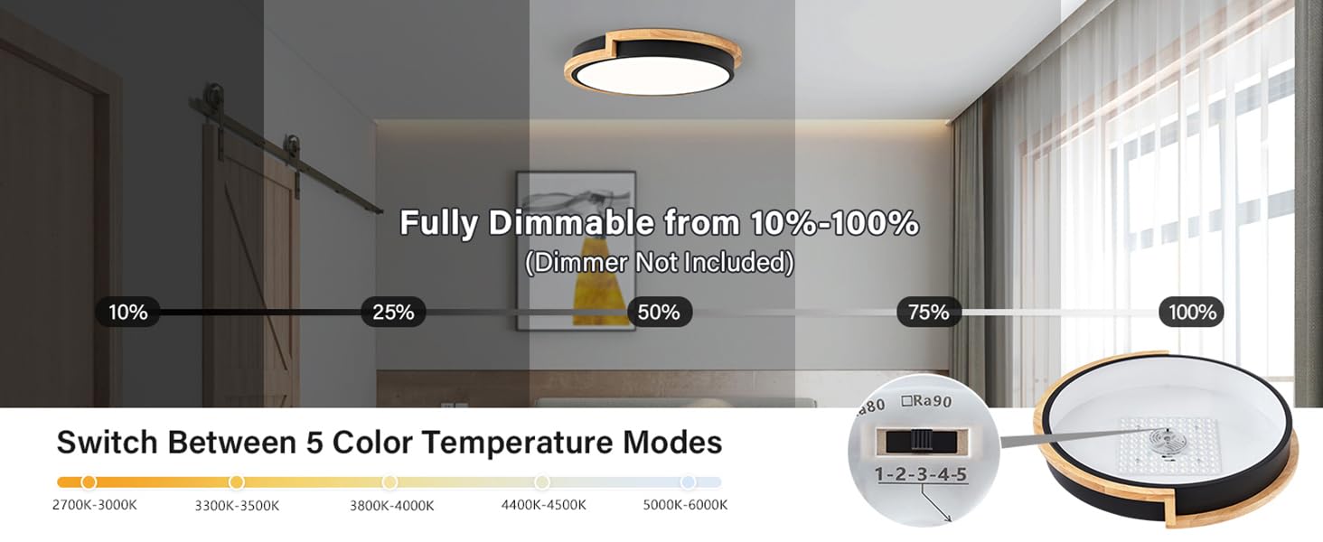 dimmable ceiling light