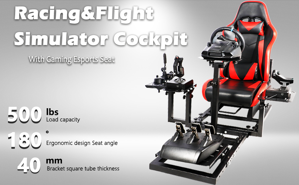 Game racing simulator cockpit