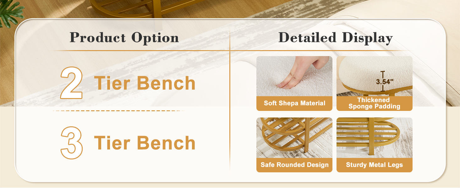 upholstered bench