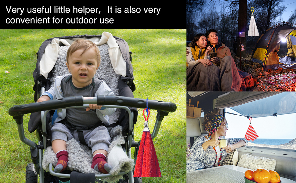 DONQL Tea Towel Holders, 5 Colors Metal Towel Clips, Sturdy Tea Towel Hooks, Multicolour T Towel