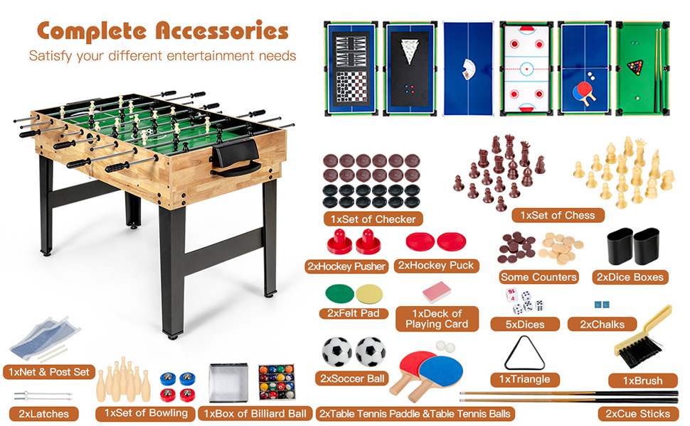 Costway 105.5 cm Multi Game Table