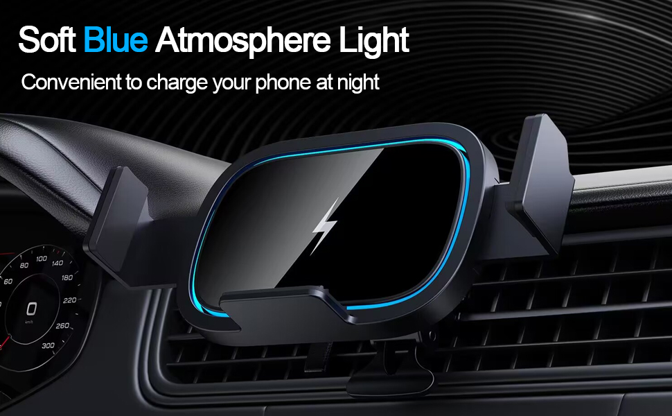 Wireless Car Charger for Galaxy Z Fold 5/4/3/2, 15W Fast Charging Car Mount, Car Accessories, Air Vent Charging Car Phone Holder for Galaxy Z Fold 2, Landscape Mobile Phone Mount for Galaxy Z Fold 18 wireless car charger