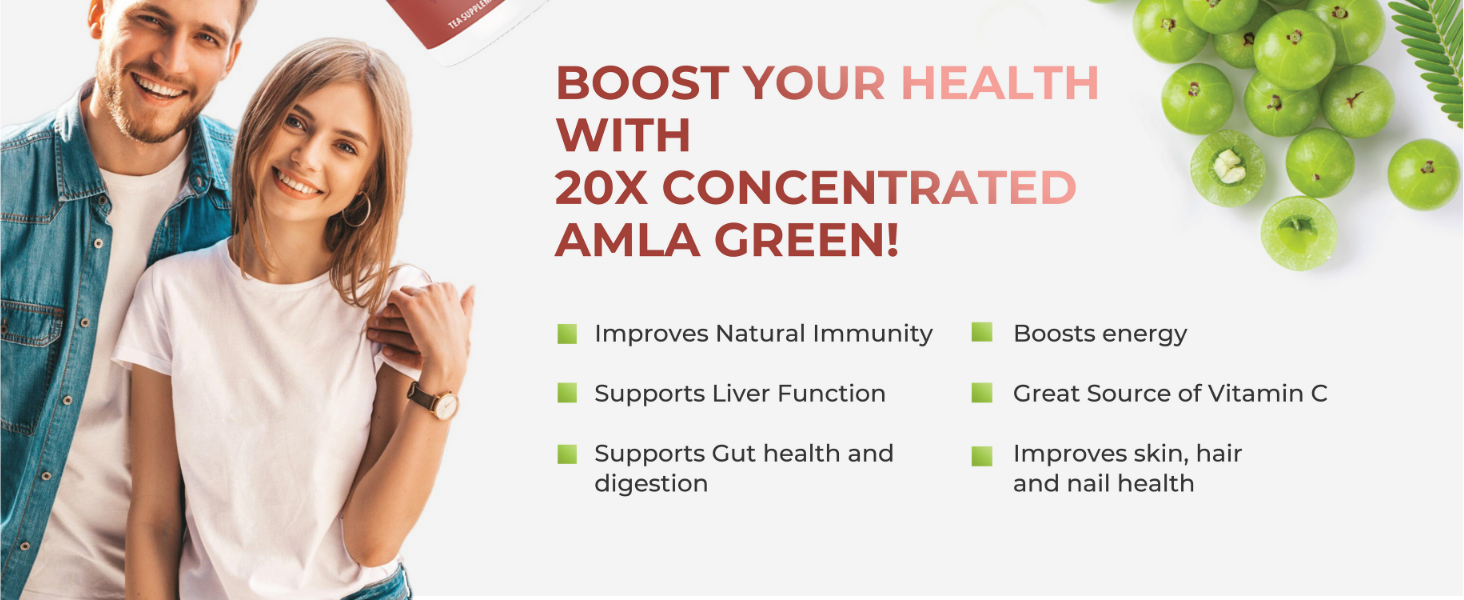 Amla Green powder indian gooseberry hibiscus