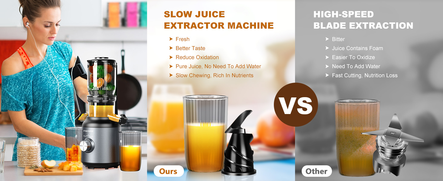 Juicer easy to clean