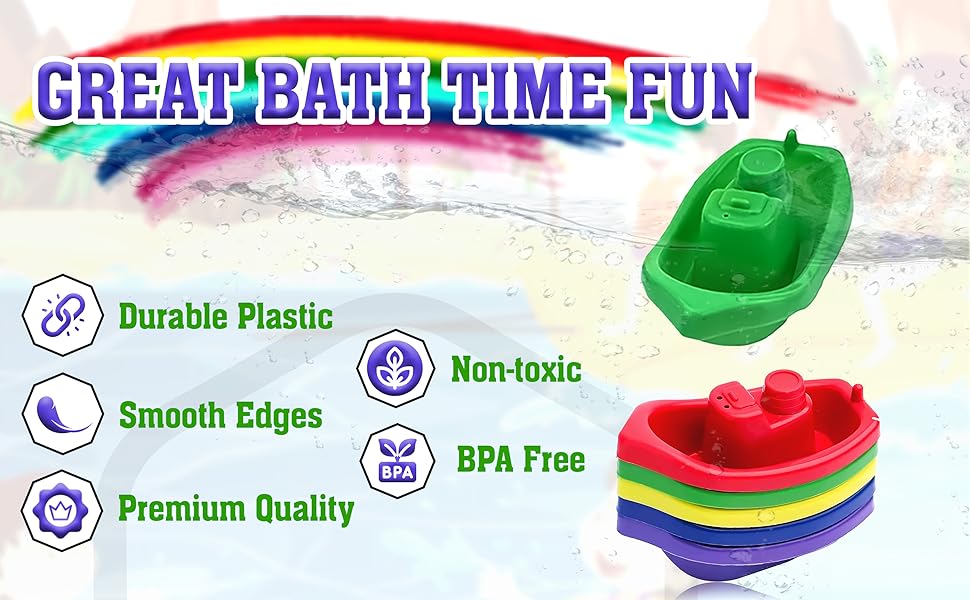 time boats kit plastic water stacking memory floating