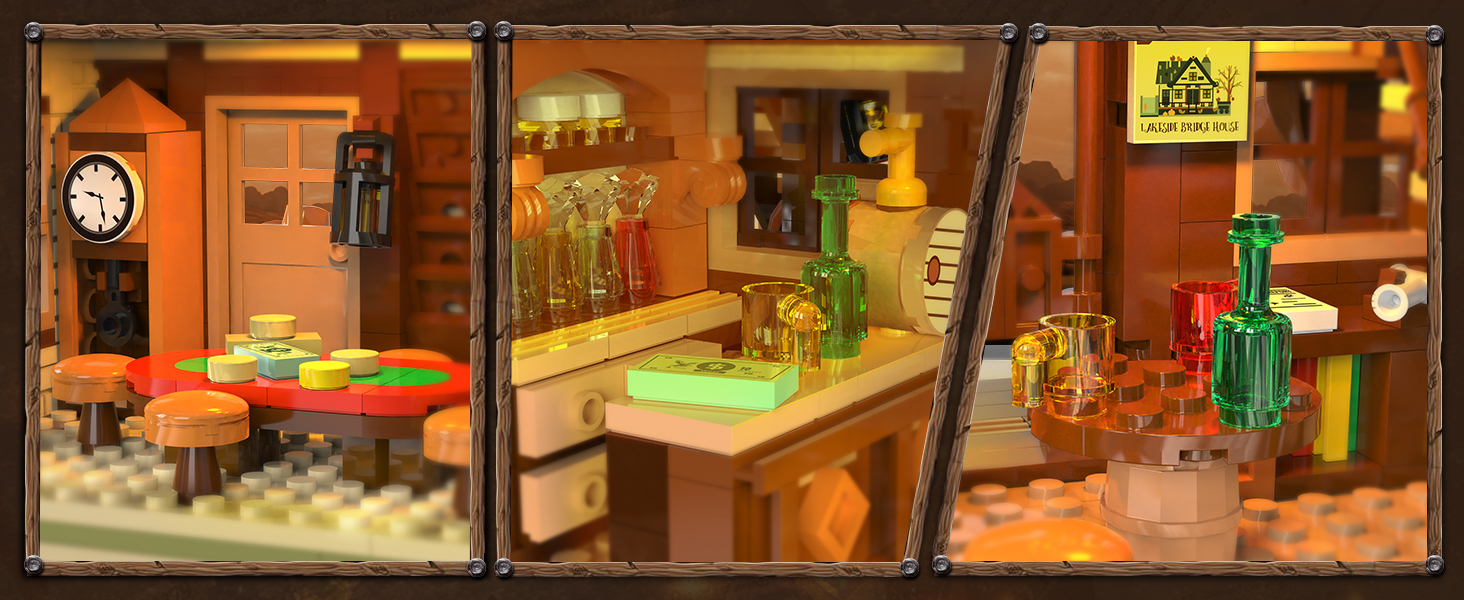 Western Saloon Building Set