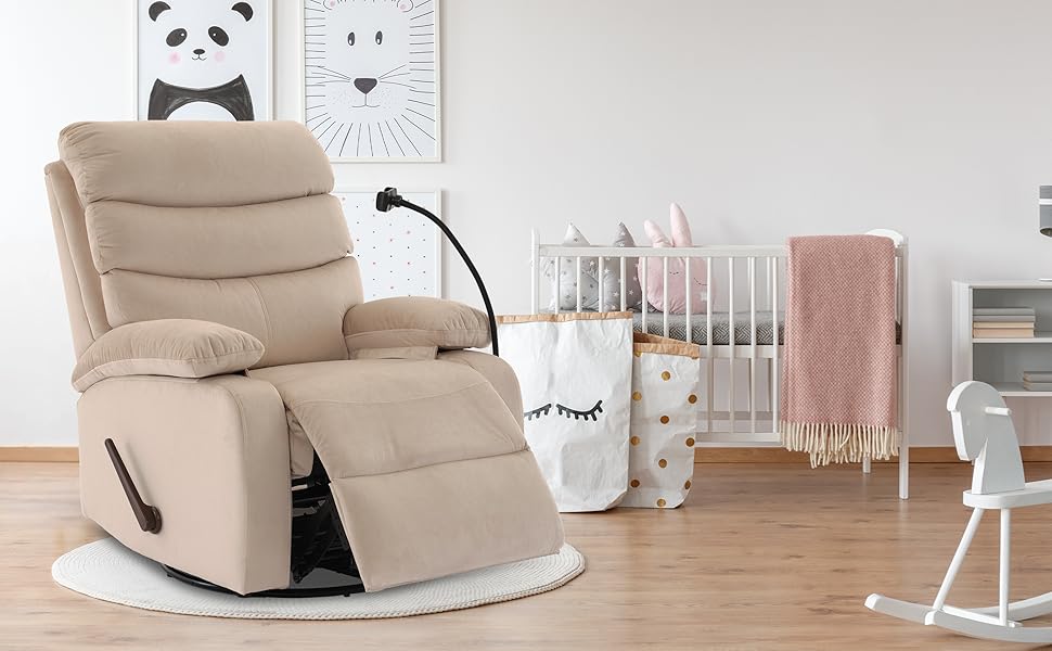 Recliner Rocking Chair for Nursery