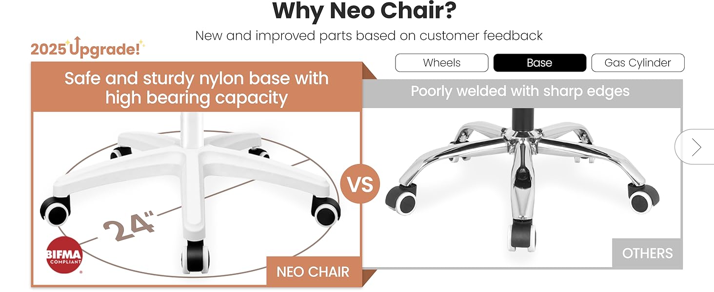 360 swivel chair with durable and strong wheels