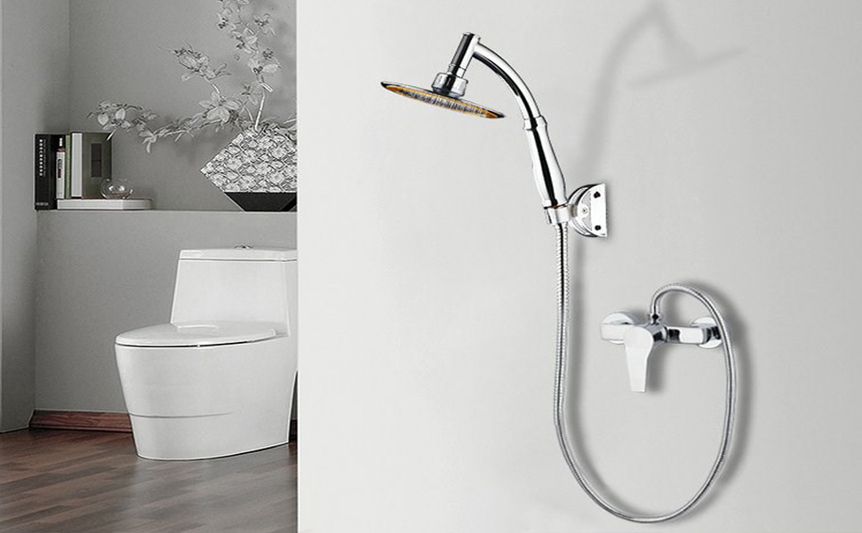 ANTHYTA Rainfall Shower Extension Replacement,Shower Head Extender