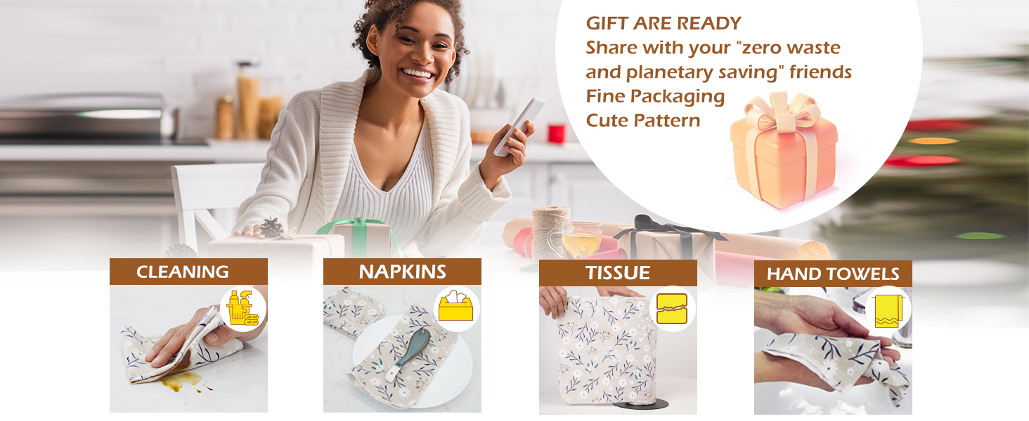 Multipurpose reusable paper towels