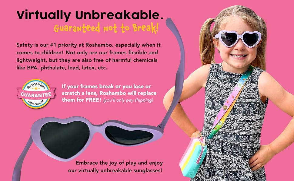 Virtually Unbreakable - Heart Shaped Glasses