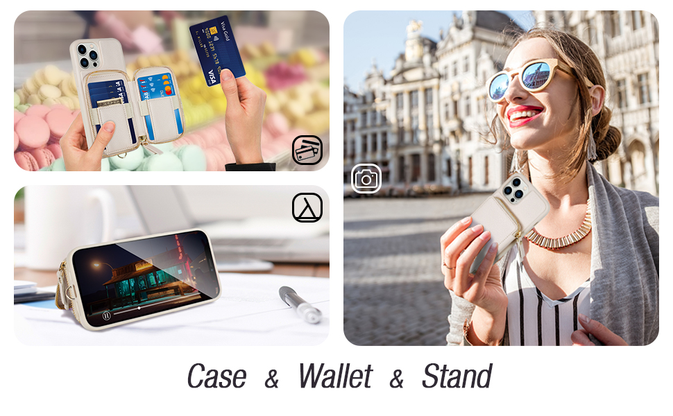 ZVE Wallet Case for iPhone 13 Pro Max 6.7 inch, Magsafe