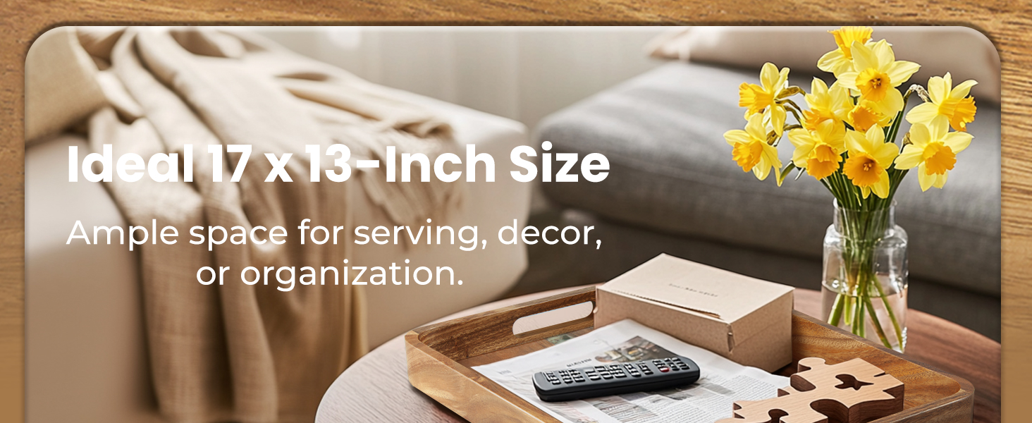 Acacia Wood Serving Tray