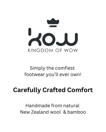 The comfiest footwear you'll ever own crafted by Kingdom of Wow