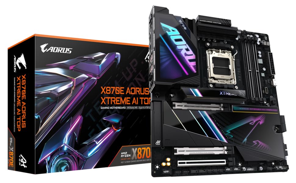 マザーボード gigabyte X870E AORUS MASTER Amazon.com: GIGABYTE X870E AORUS Master Motherboard