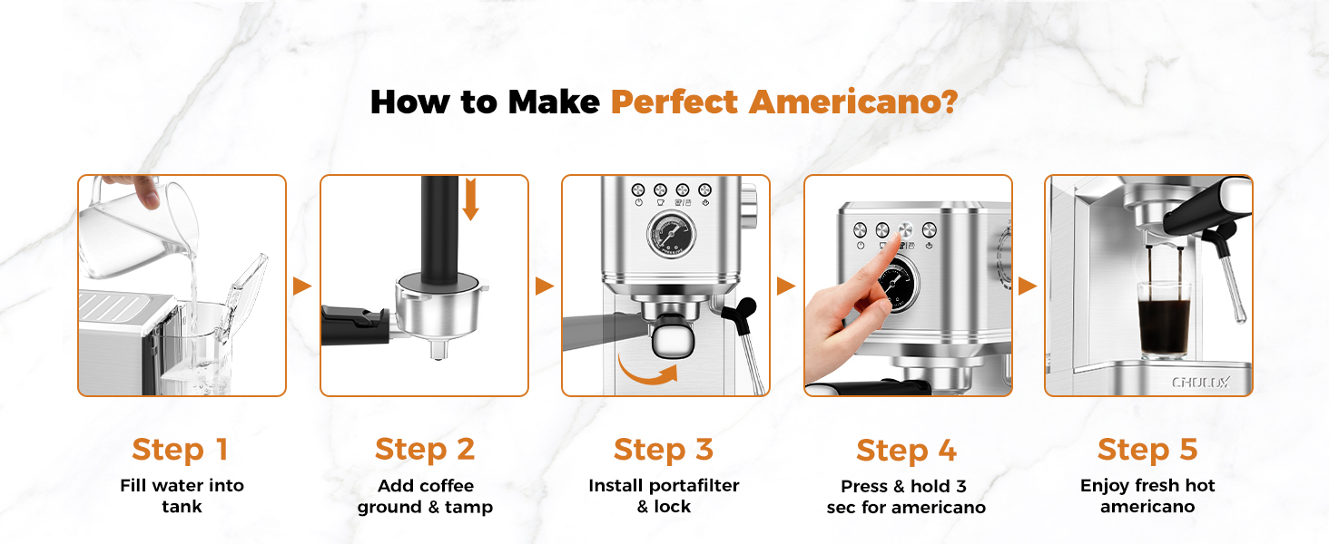 how to make americano