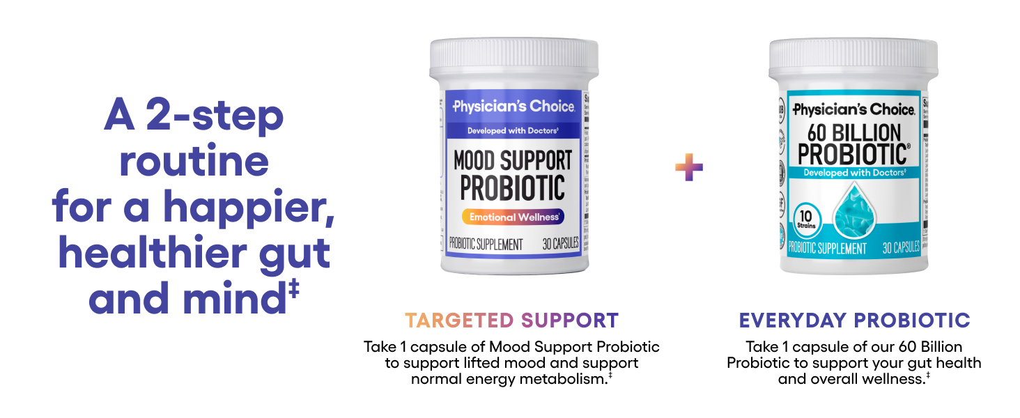 a 2-step routine for a happier healthier gut