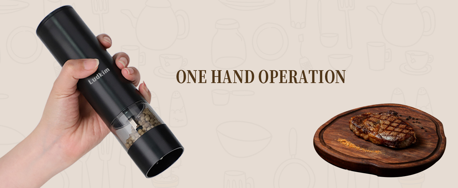 Electric Salt and Pepper Grinder