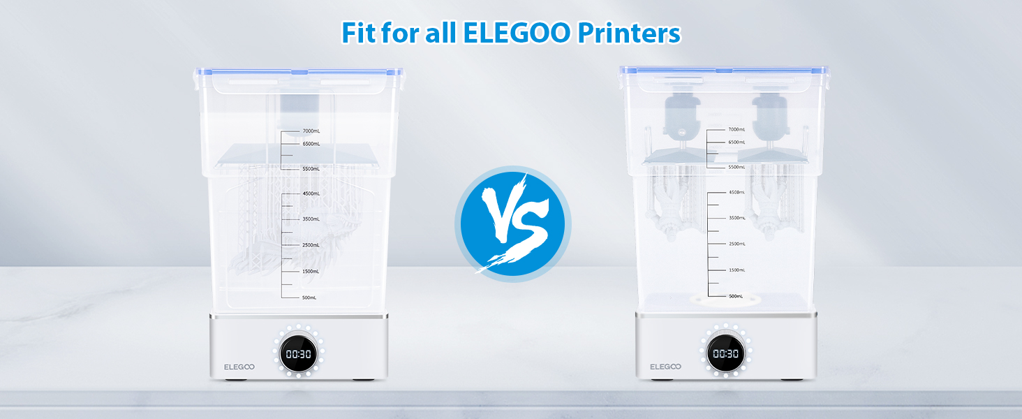 ELEGOO Mercury XS Bundle Wash and Cure Station with Handheld UV Curing Lamp Suitable for Saturn