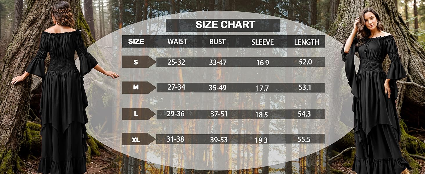 Renaissance Costume Women Medieval Chemise Dress Peasant Tops Irish Under Dress