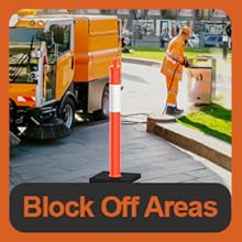 45 Inches Traffic Delineator Posts orange