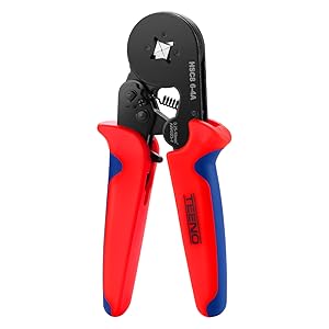 Pince à Sertir Outil De Sertissage AWG23-7/0.25-10mm² TEENO, Electriques Connecteurs à Sertir Pince électricien Professionnel 9 Pince à Sertir Outil de Sertissage
