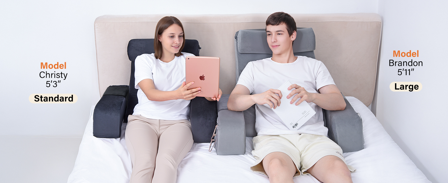 reading pillow with arms