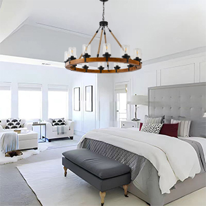 Wagon Wheel Chandelier