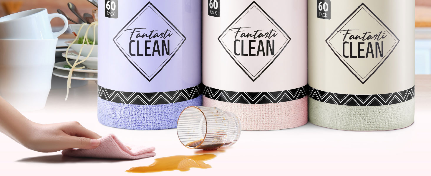 quick tear away cleaning cloth