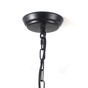 Black Farmhouse Chandelier for Dining Room