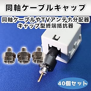 Amazon | HAMILO F型終端抵抗器プラグ 同軸ケーブル アンテナ