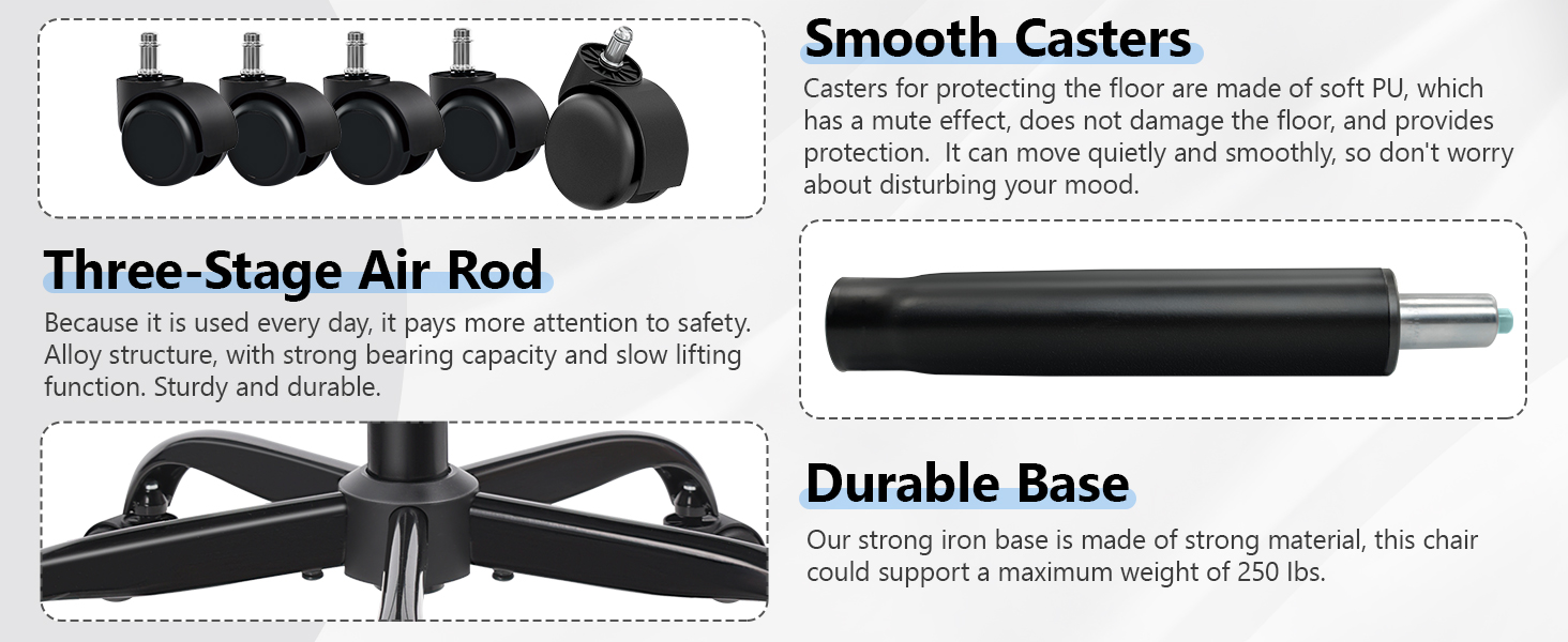 Primy Office Drafting Chair Armless, Tall Office Desk Chair