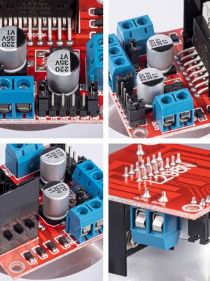 Amazon.com: JTAREA L298N H Bridge Stepper Motor Driver
