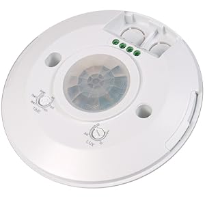 Maclean MCE85 Infrared Motion Sensor Modern Flat Range 6m (MCE85) 10 Outdoor sensor detection range motion sensor detector motion garden garage input sensor