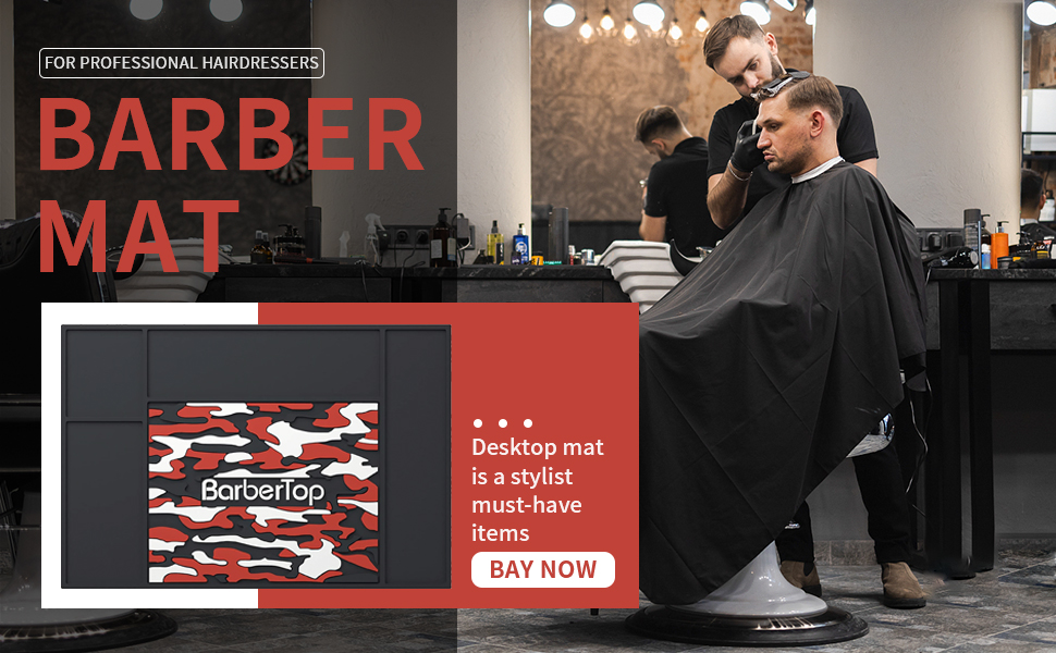 Barber Slip Mat, Barber Mat Organizing Salon Haircutting