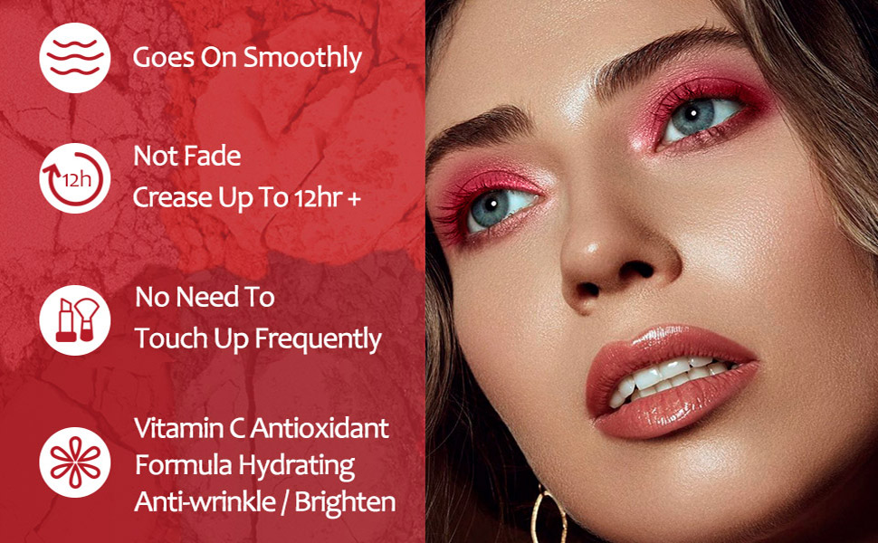 red eyeshadow palette