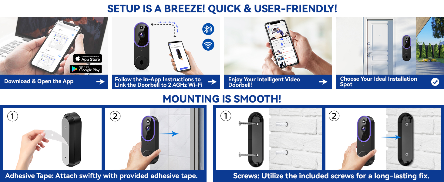 SETUP IS A BREEZE! QUICK & USER-FRIENDLY!