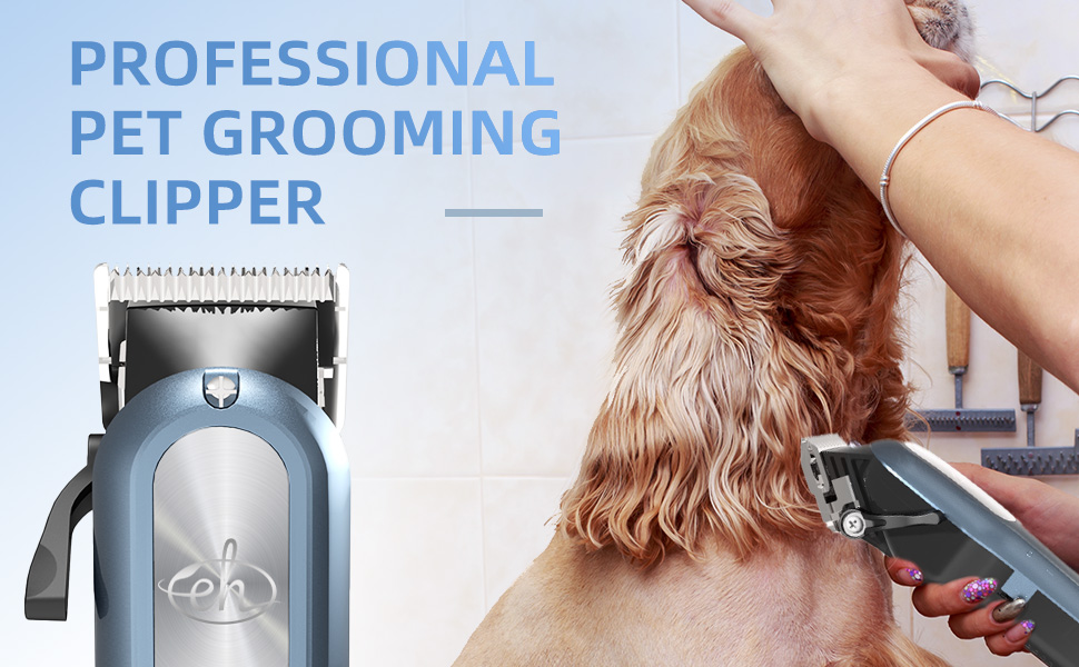 Dog Clippers for Grooming with 12V High Power Plugin for