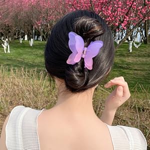 Butterfly Hair Claw Clip