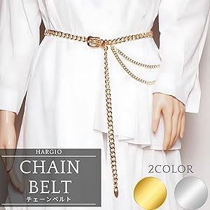 J&R　金色 ホワイト チェーンベルト　ウエストベルト　腰飾り J&R 金色 ホワイト チェーンベルト ウエストベルト 腰飾り 楽天