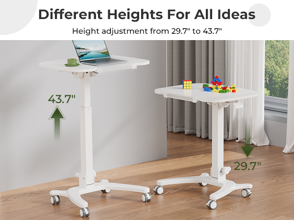 Amazon.com: JYLH JOYSEEKER Foldable Mobile Standing Desk, 27