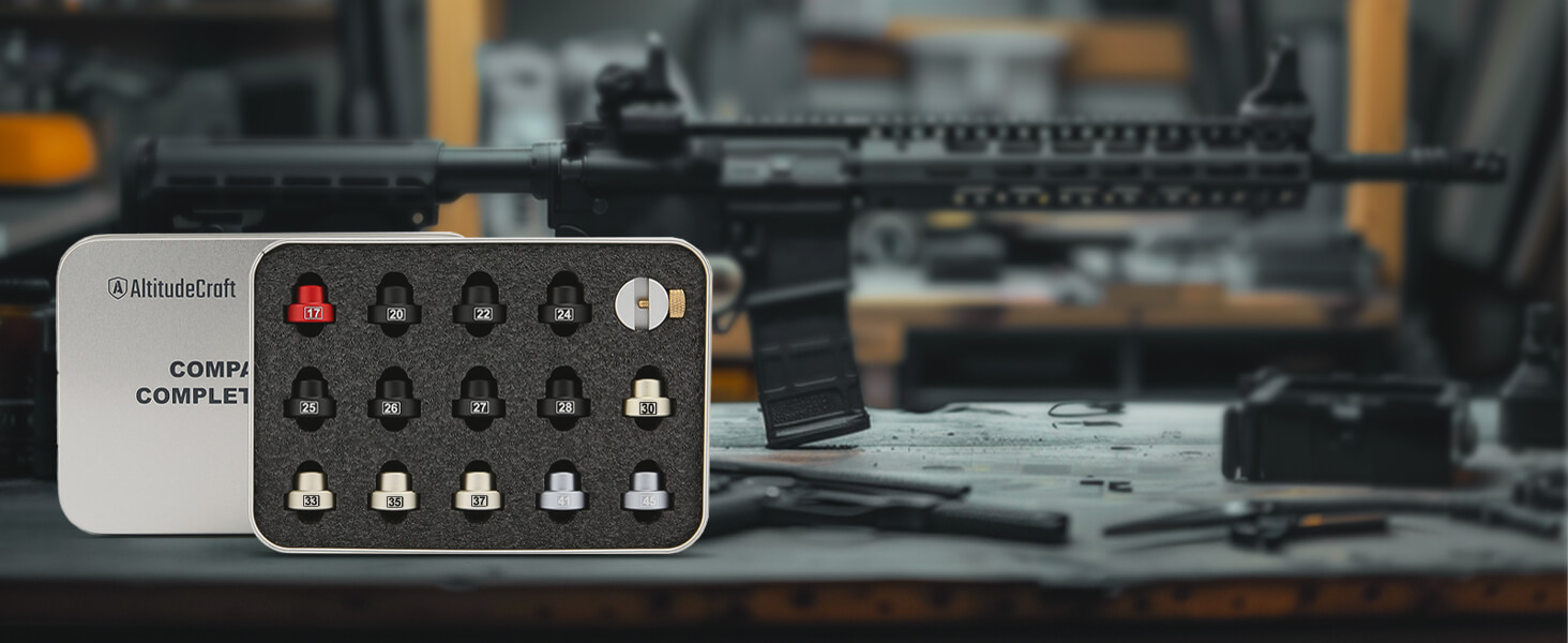 AltitudeCraft Bullet Comparator Kit with 14 Inserts, Universal Fit for