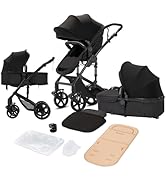 Amazon.com : 2 in 1 Baby Stroller, Reversible Newborn