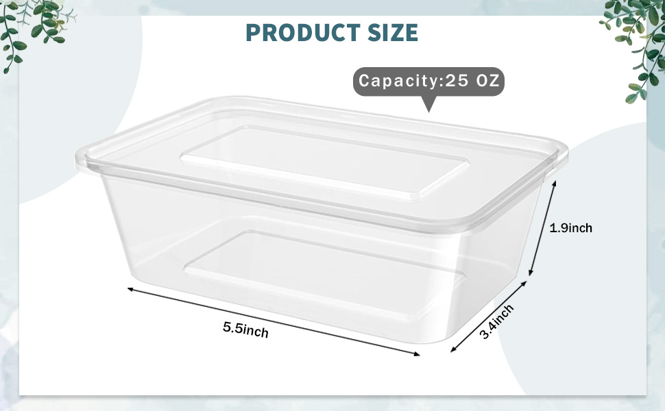 boxes snack oz clear portable pack bento party supplies leak proof airtight portion leftovers fruit